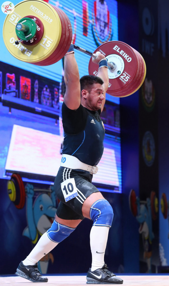 Евгений Тихонцов - толчок 212 кг